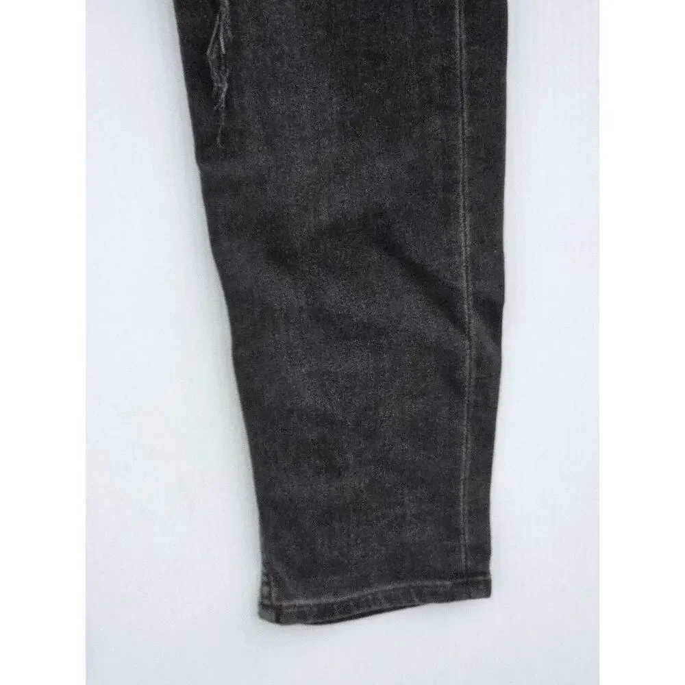 Rag & Bone Standard Issue Fit 1 Extra Slim Jeans Men's 31 Black Distressed